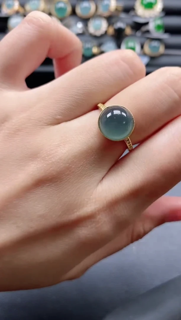 【闪购商品】翡翠戒指银S925镶嵌11111