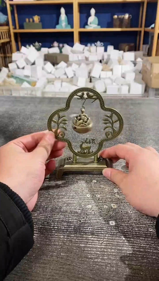 【闪购商品】其他合金铜一鹿高升香炉摆件