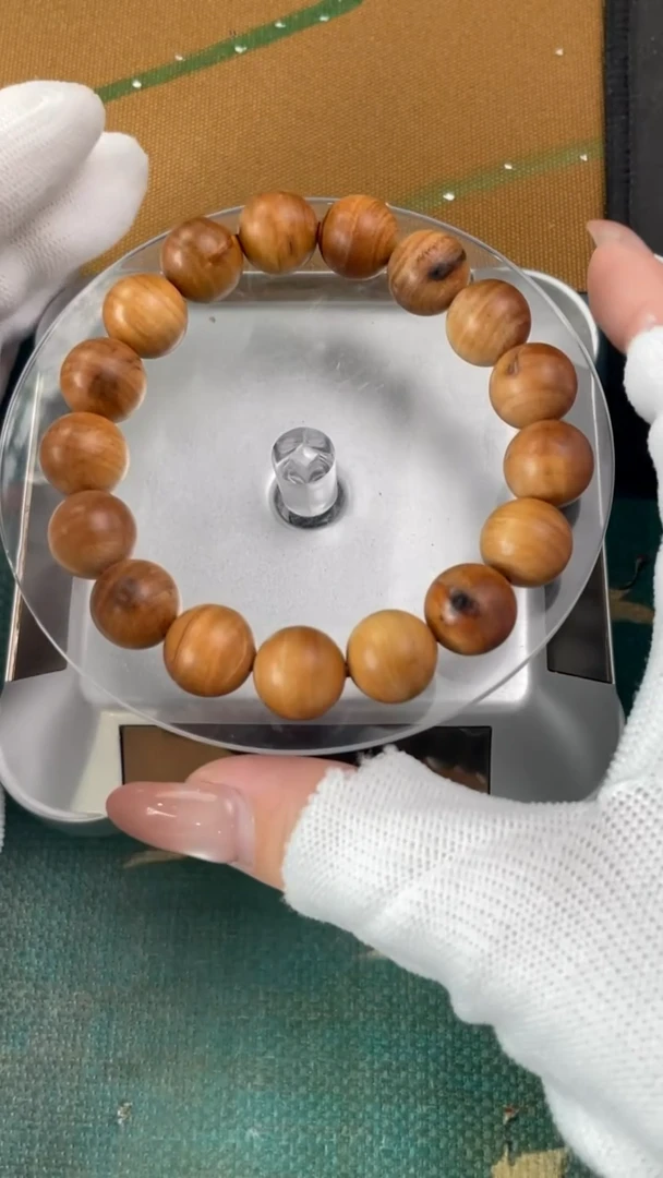 檀香木手串/手链微瑕1.2横纹