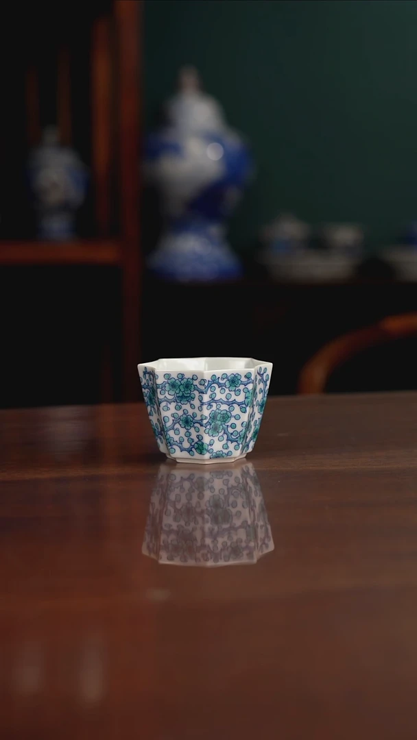 空山明月 新斗彩 梅花