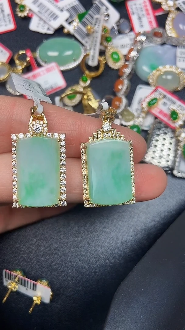 银S925镶嵌戒指翡翠陈*愿1770