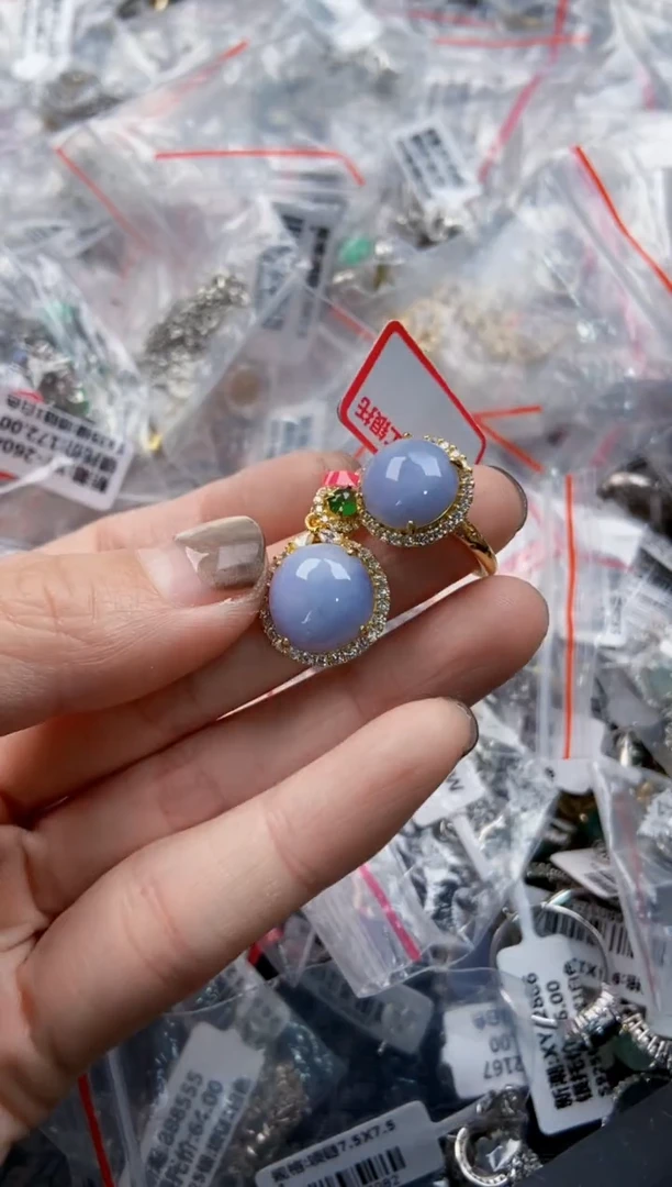 翡翠戒指银S925镶嵌8888----2