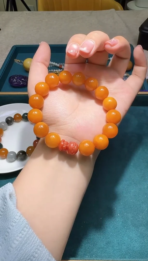 手链琥珀未镶嵌多样性发一件 123