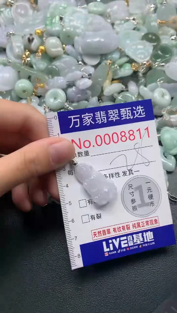 吊坠(不含链)未镶嵌翡翠8811