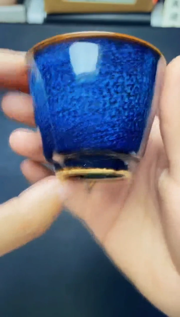 茶盏微瑕建盏主人杯