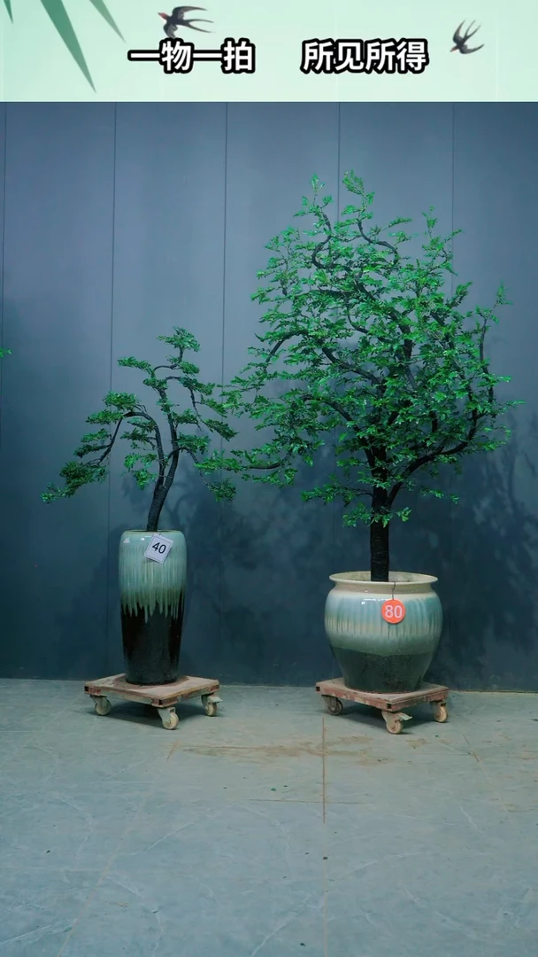 全部花朵（*）一对广东小叶紫檀