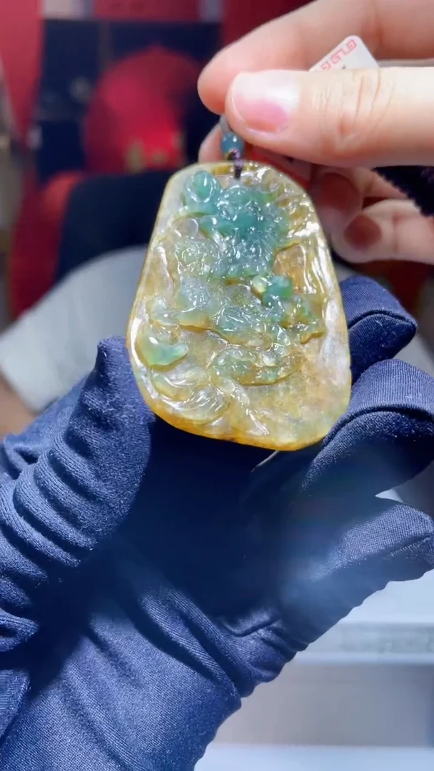 【闪购商品】翡翠吊坠(不含链)未镶嵌E64