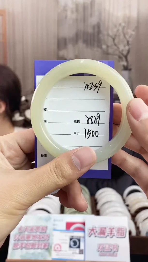 未镶嵌手镯和田玉WE59微色差