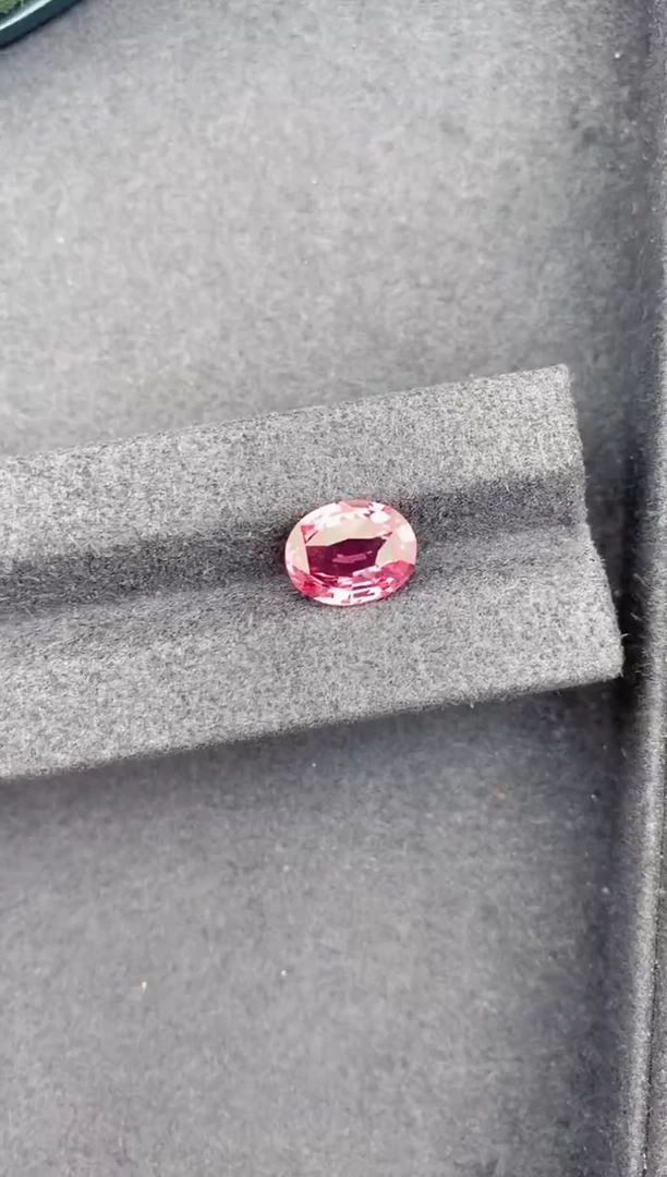裸石彩色蓝宝石2.5ct 无烧帕帕拉恰 定制