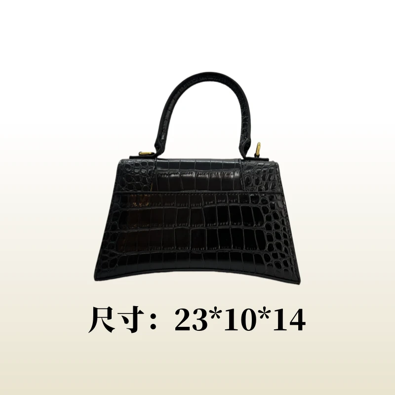 TOLEX2025新款手工沙时尚女包黑色小号百搭