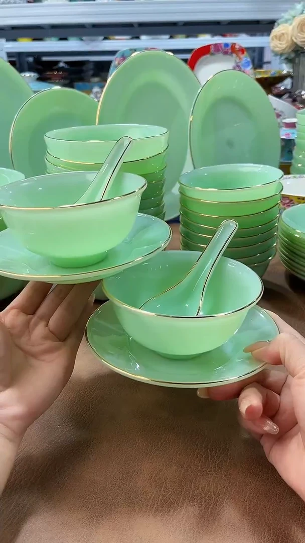 玉瓷三件套2套餐具