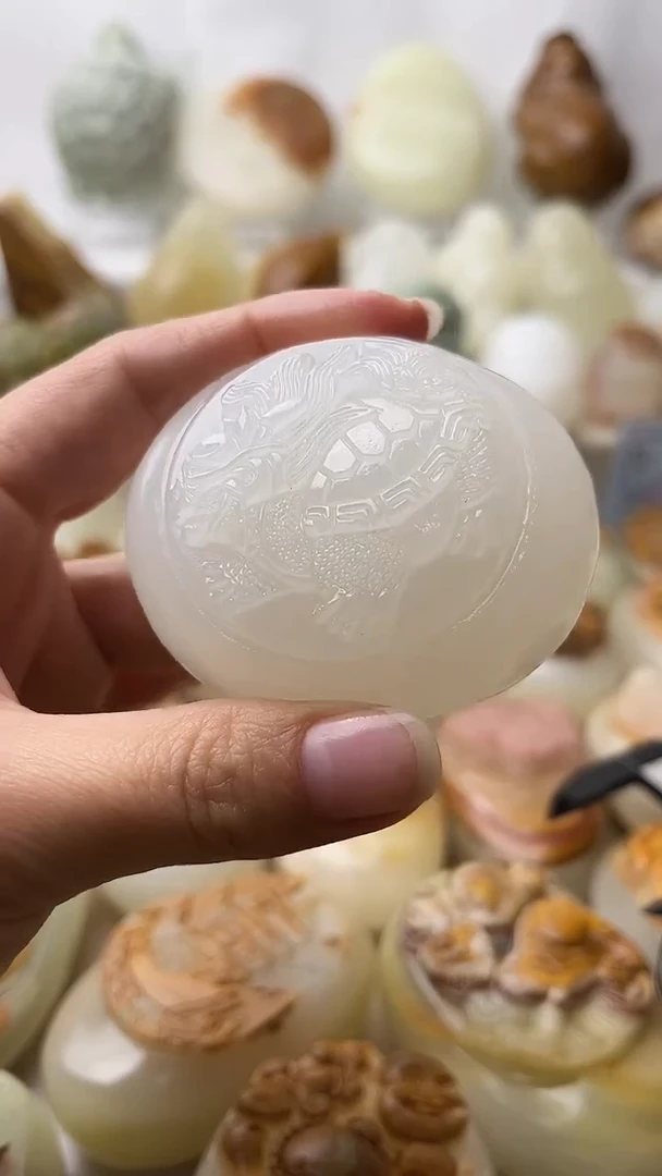 石材古青石棉纹正常不退换龙龟