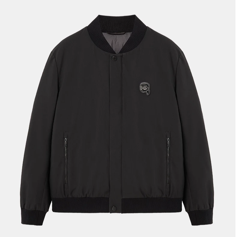 【官方男装】KARL LAGERFELD卡尔拉格斐25款立领复古羽绒服M27Z4009