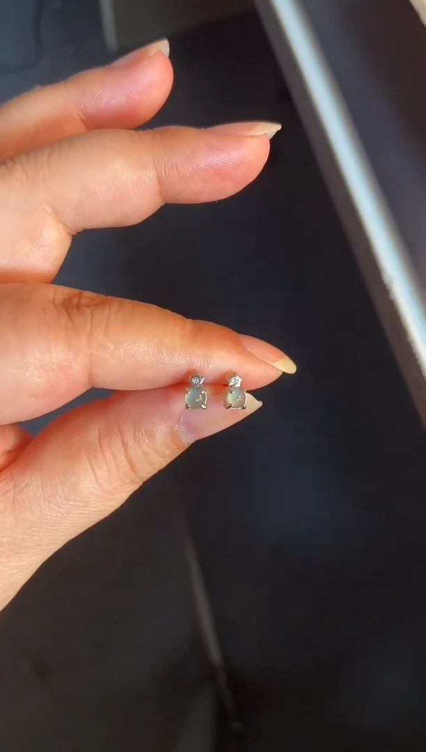 吊坠(不含链)银S925镶嵌翡翠1