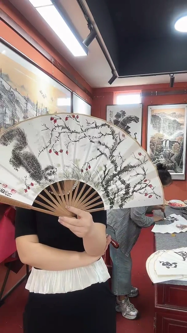 国画孟祥敏/国画/扇面