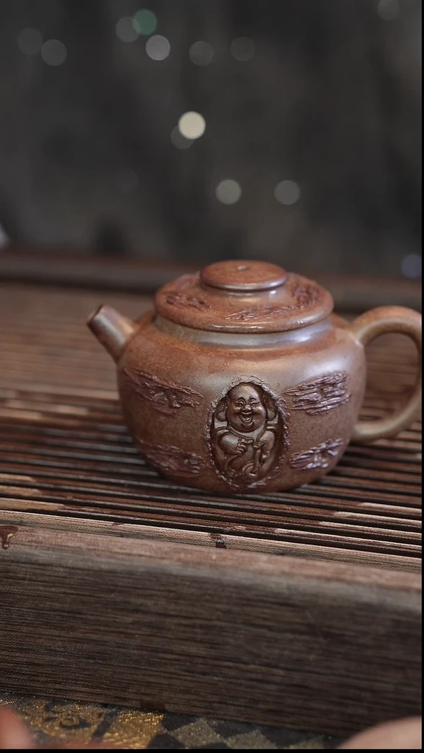 茶壶紫砂奇原矿手工制作