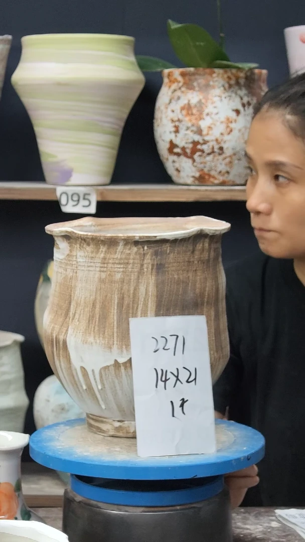 景德镇花盆默认微瑕2271