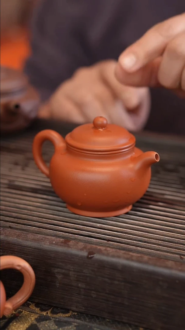 茶壶紫砂全手【 微瑕宽口】掇只