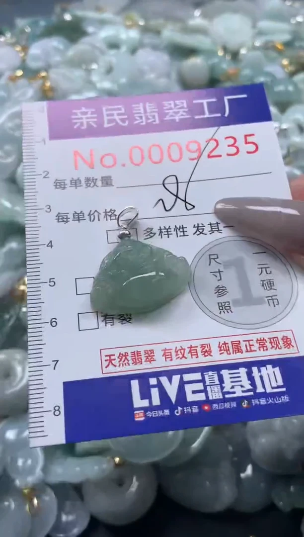 颈饰未镶嵌翡翠9235