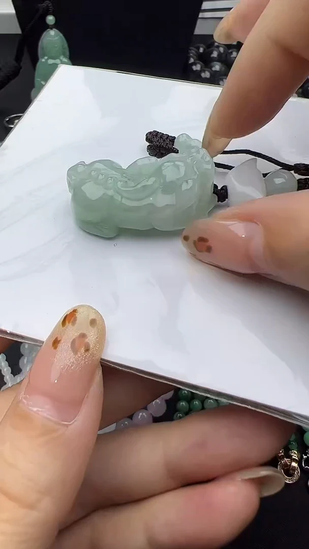 未镶嵌挂件翡翠貔貅挂件