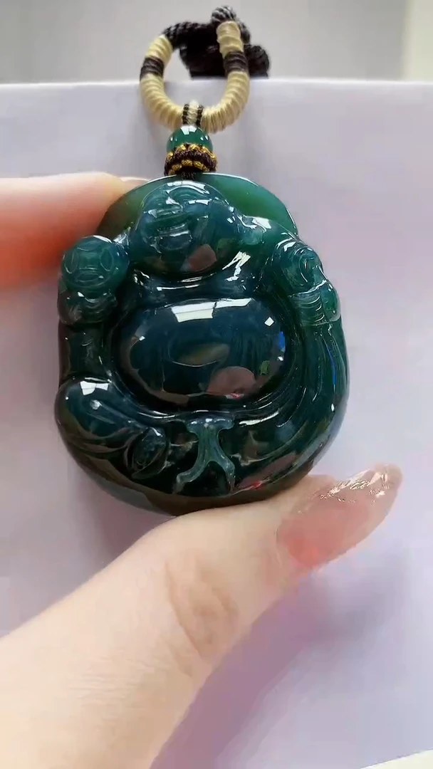 未镶嵌定制翡翠4898jw-毛货挂件91