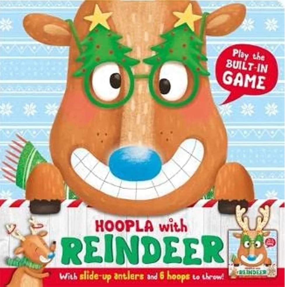 【小彼恩】Hoopla with Reindeer 原版 海淘书