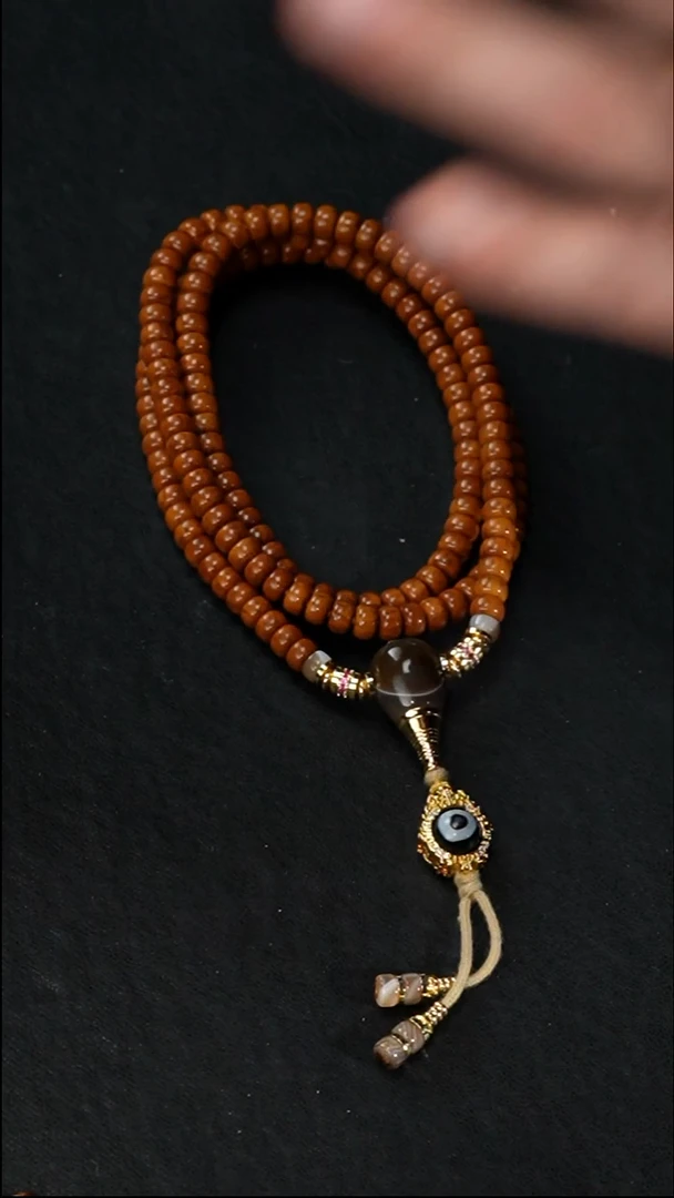 手串紫金鼠鼠尖纯肉精工精配6*4mm