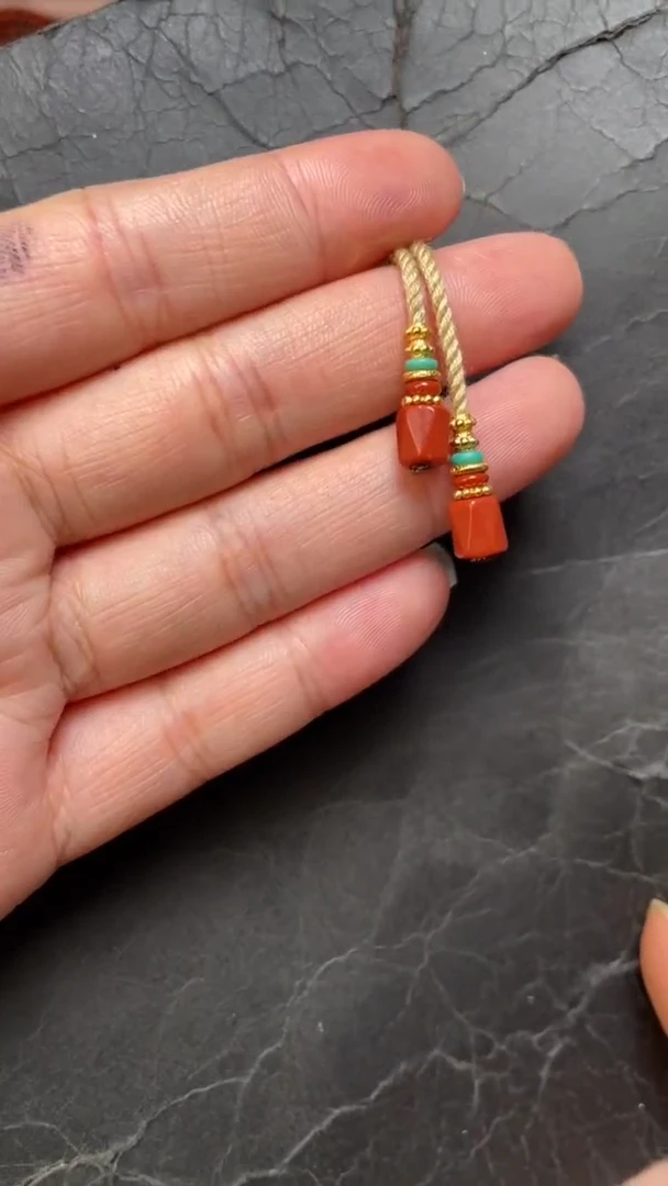 未镶嵌67南红玛瑙弟子珠