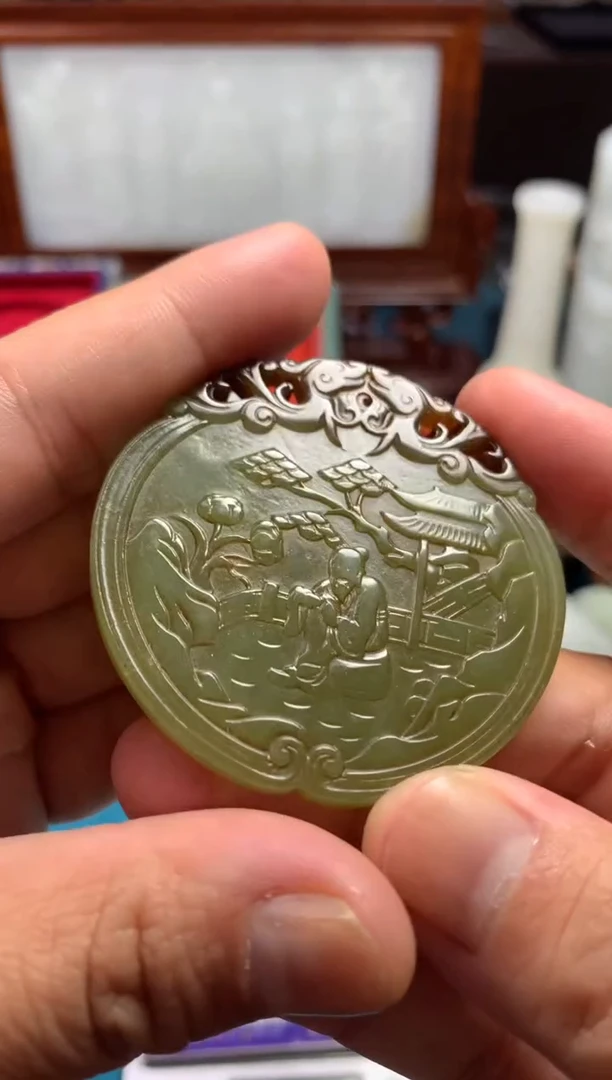 颈饰未镶嵌和田玉拍一发一