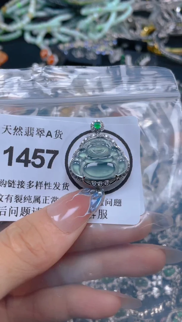 颈饰未镶嵌翡翠1457