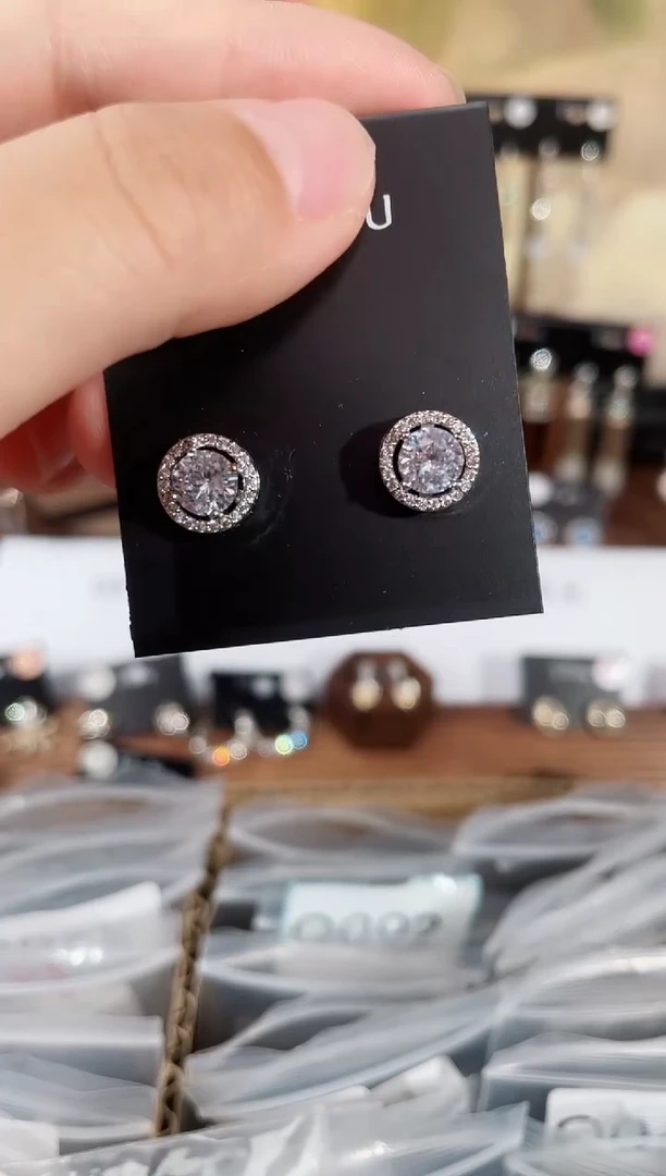 铜合金合成立方氧化锆925银豆1439