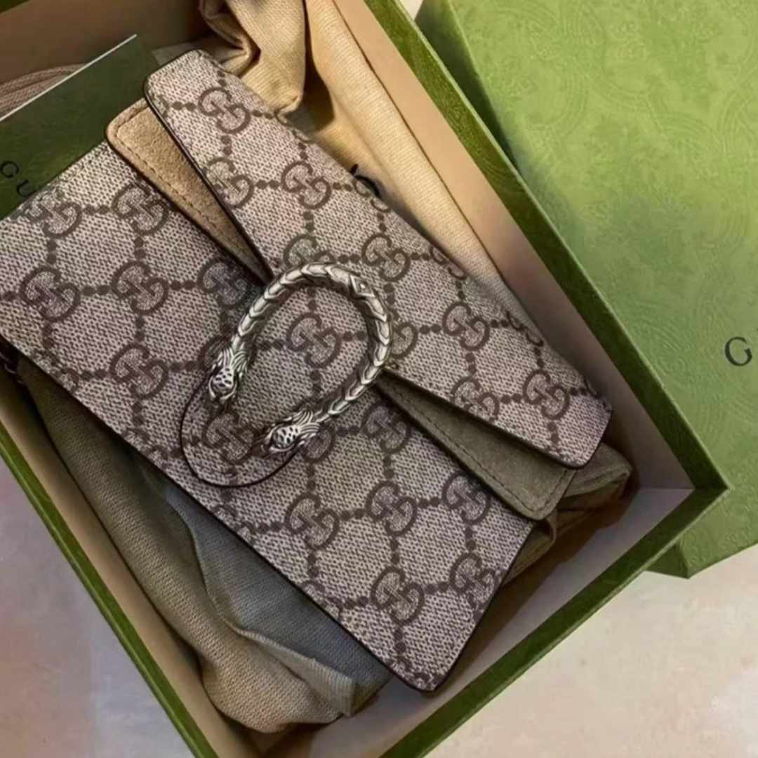 ZHIO GCI 帆布拼皮 斜挎单肩包