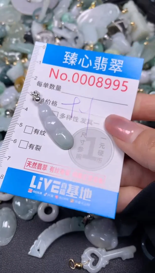 【闪购商品】翡翠颈饰未镶嵌含绳0008995