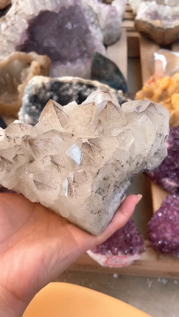 未镶嵌珠宝半成品水晶天然白水晶原石发1#