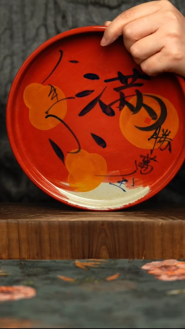 杯釉下彩手工手绘同款陶器