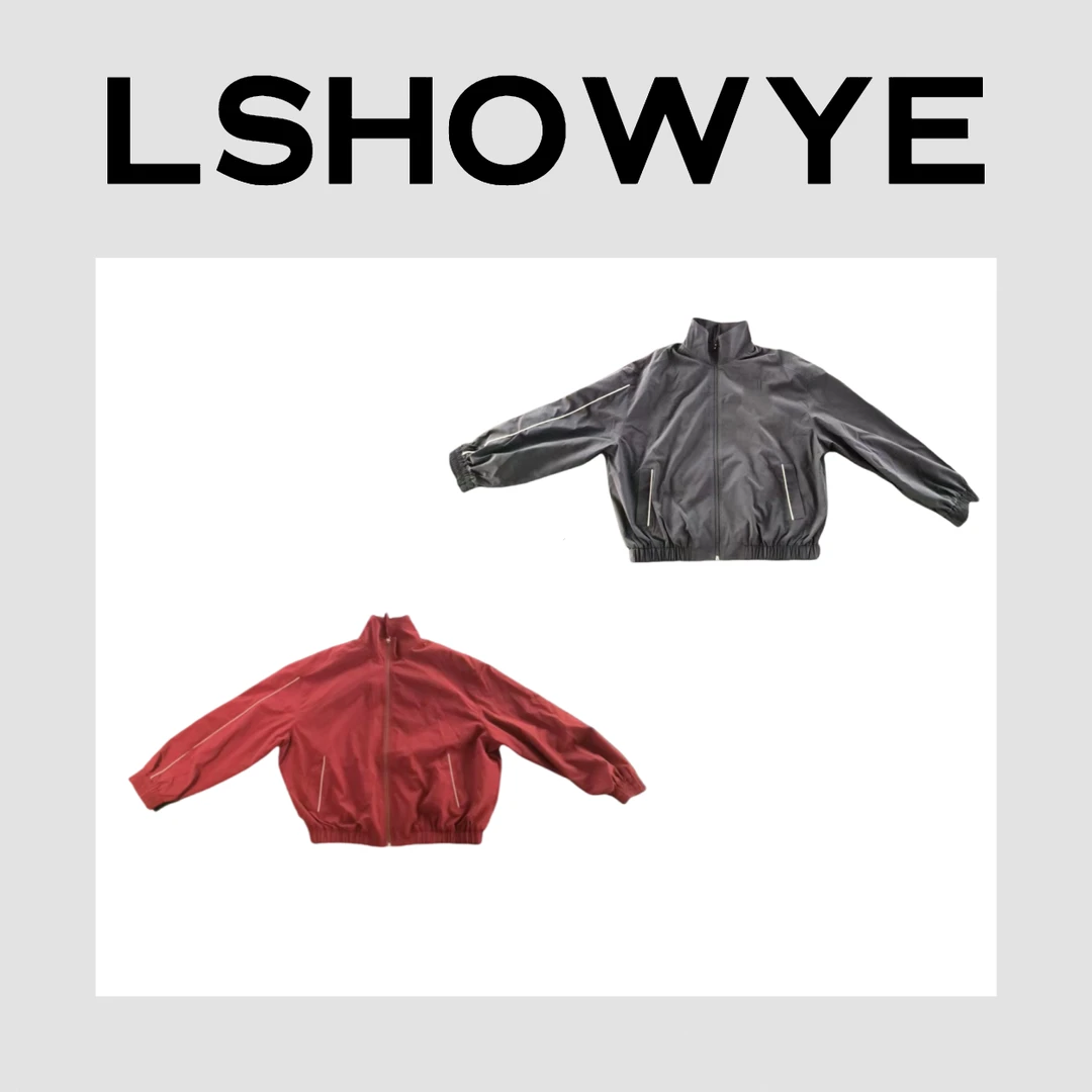 LSHOWYE｜字母刺绣薄款外套 P7806