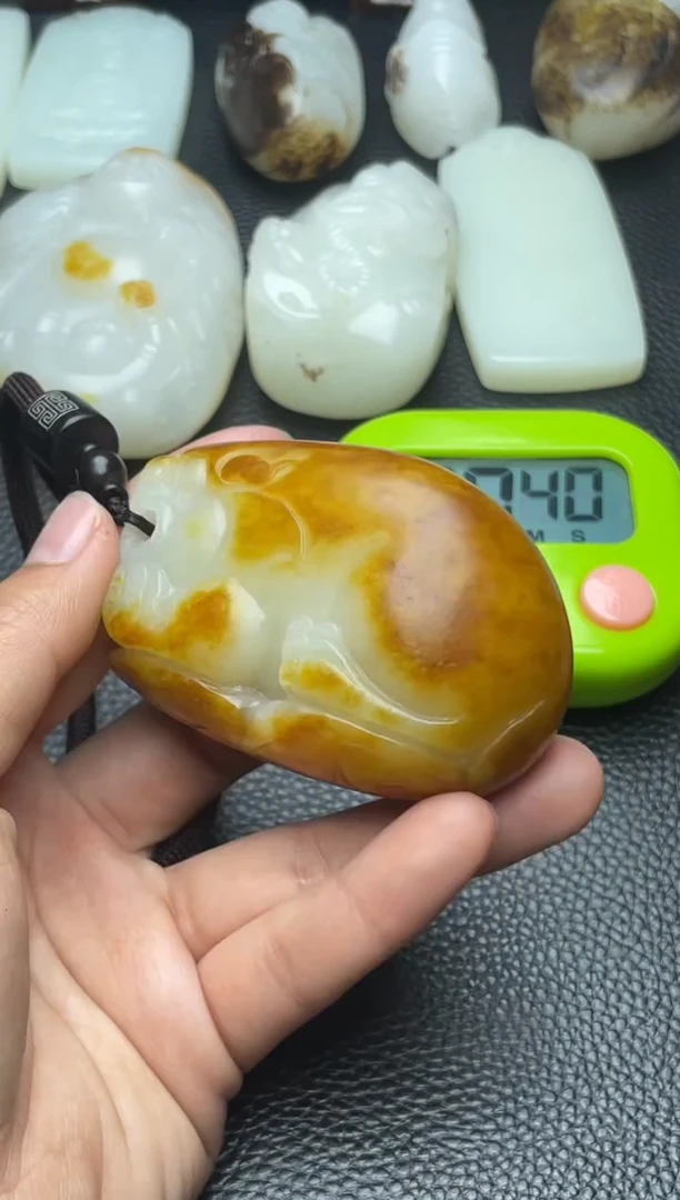 未镶嵌和田玉挂件厚***51