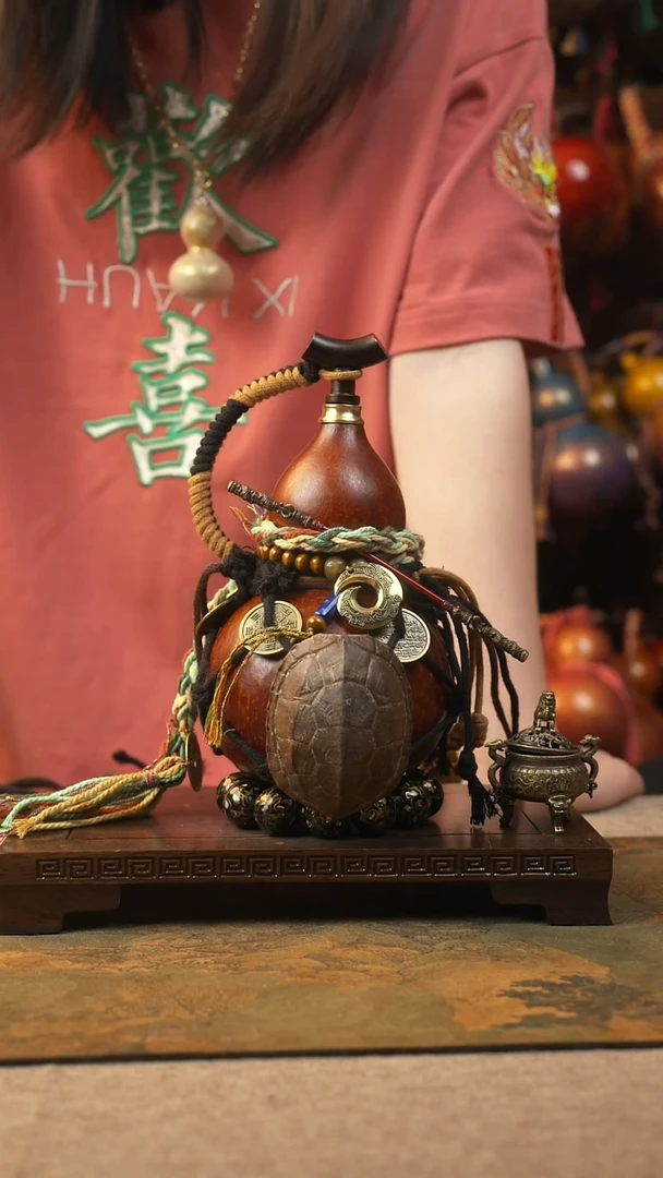 木168匠大漆酒葫芦一物一拍