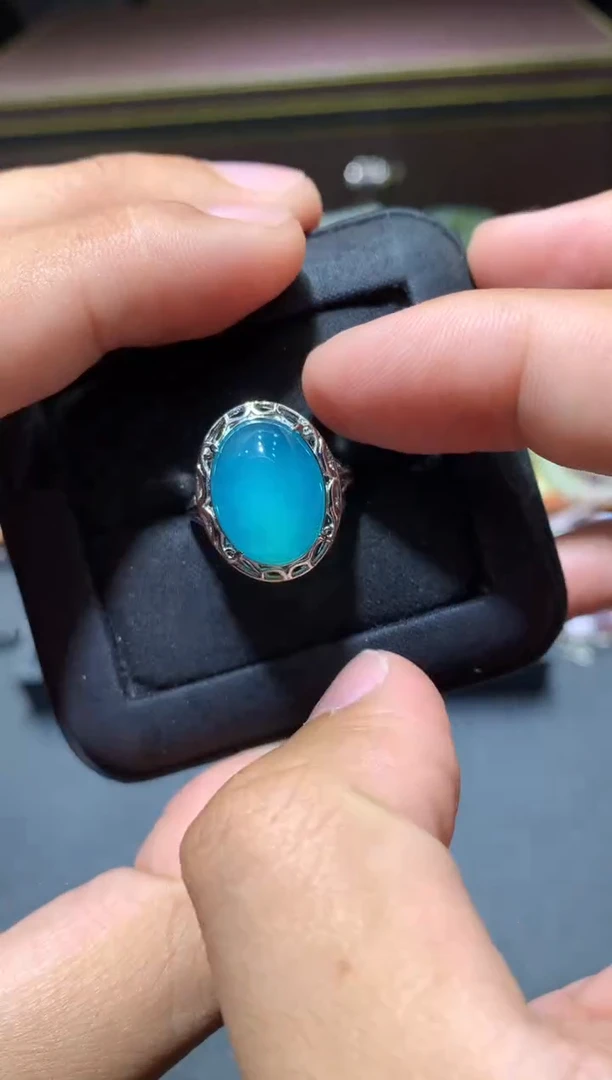 戒指未镶嵌天河石F41【多样性发其一】