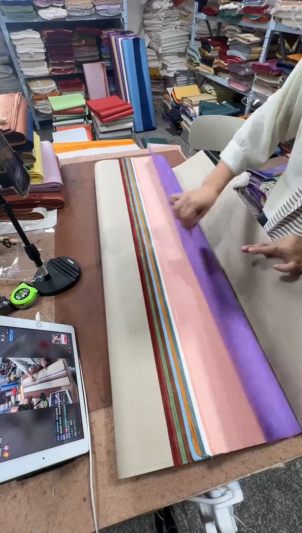 六尺 褚皮光板十色50张