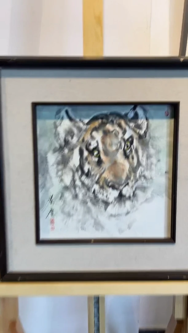 国画XWQ 精品绘画作品-1虎