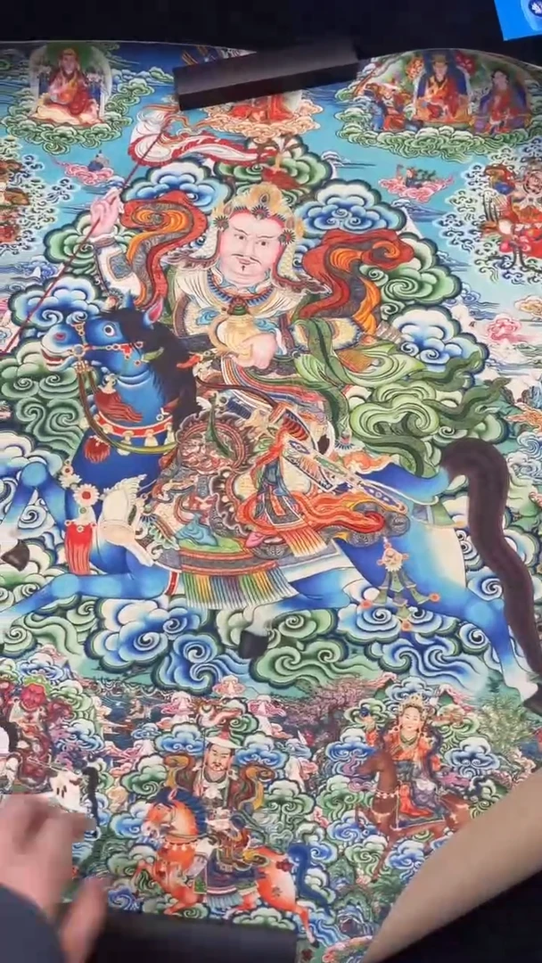 装裱画唐卡藏艺阁高端绘画作品TK16022