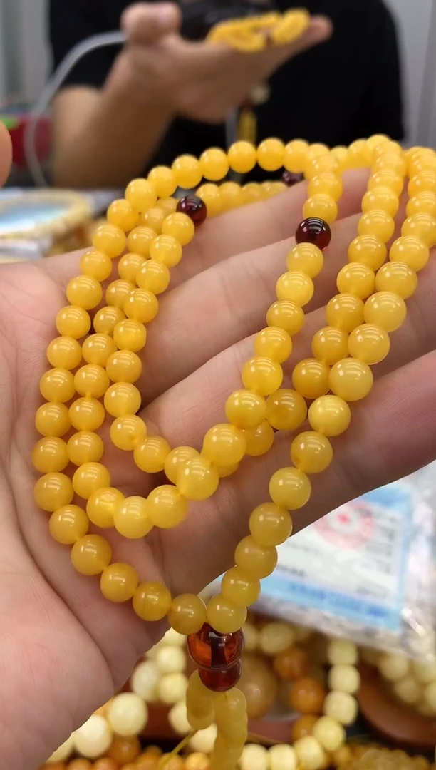 裸石蜜蜡未镶嵌链子