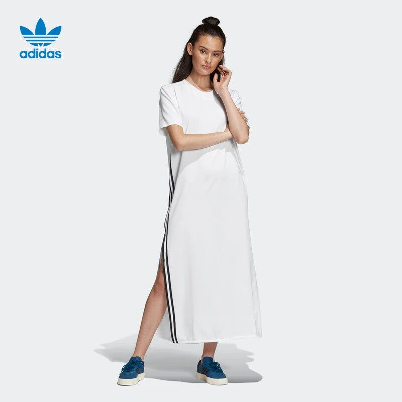 Adidas/阿迪达斯正品三叶草女子 DRESS 连衣裙休闲运动板DU7266
