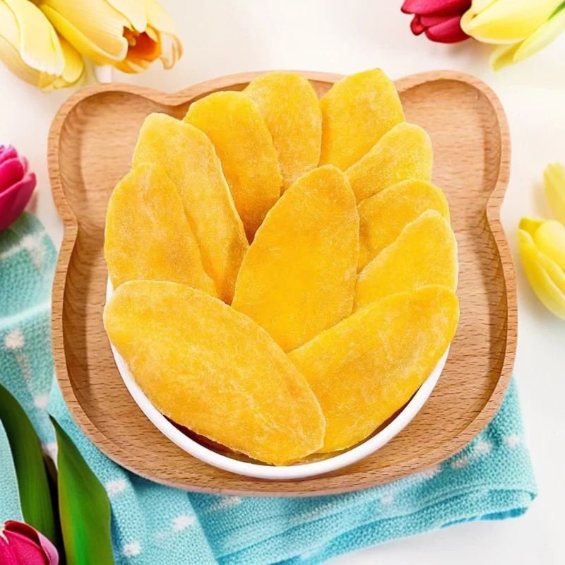 德尚永芒果干大片酸甜果脯蜜饯休闲零食解馋水果干小吃