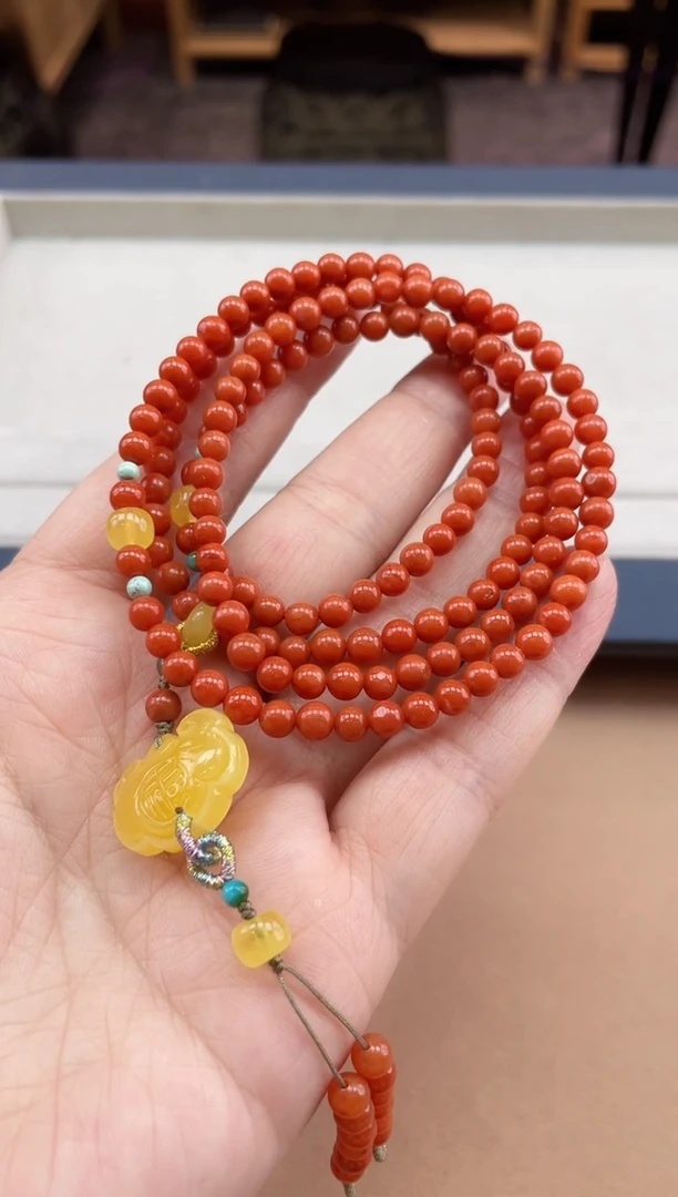 【闪购商品】南红玛瑙颈饰未镶嵌珠链