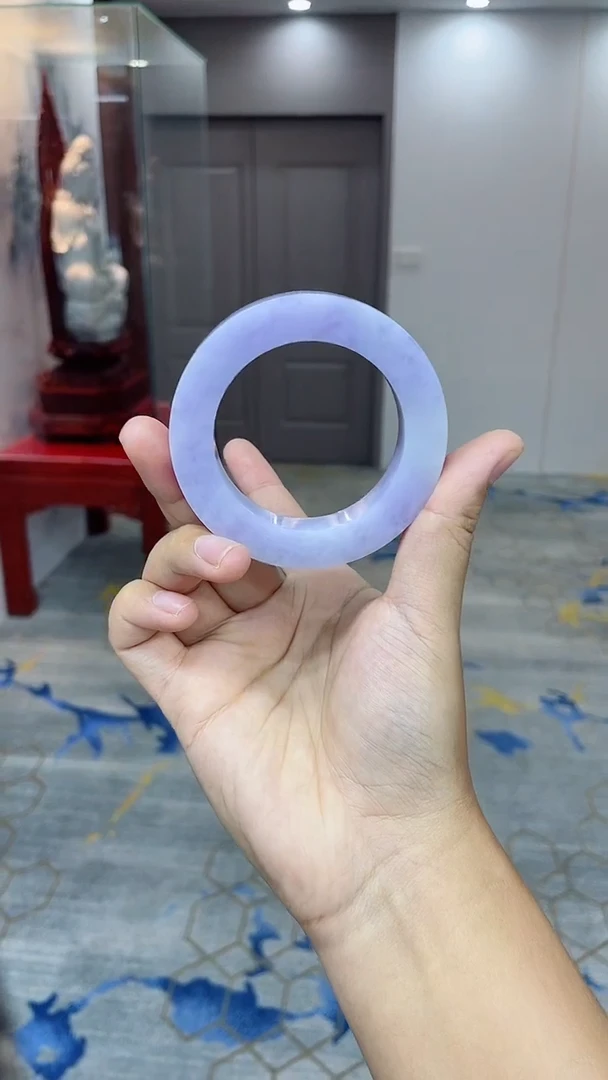 定制翡翠手镯未镶嵌幸***轮定制