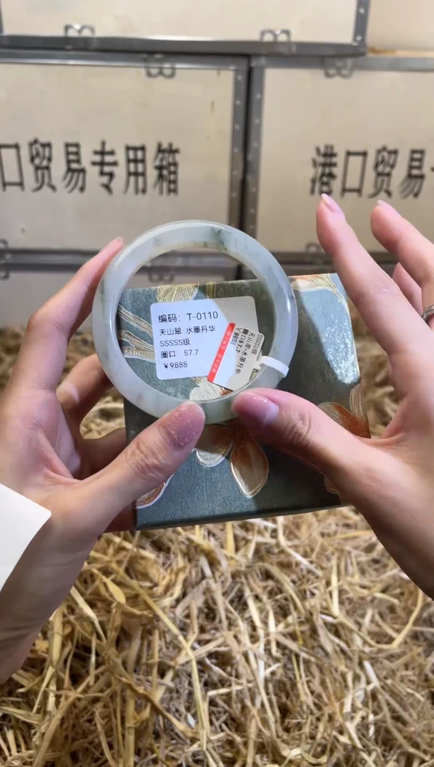 未镶嵌手镯石英质玉T0110