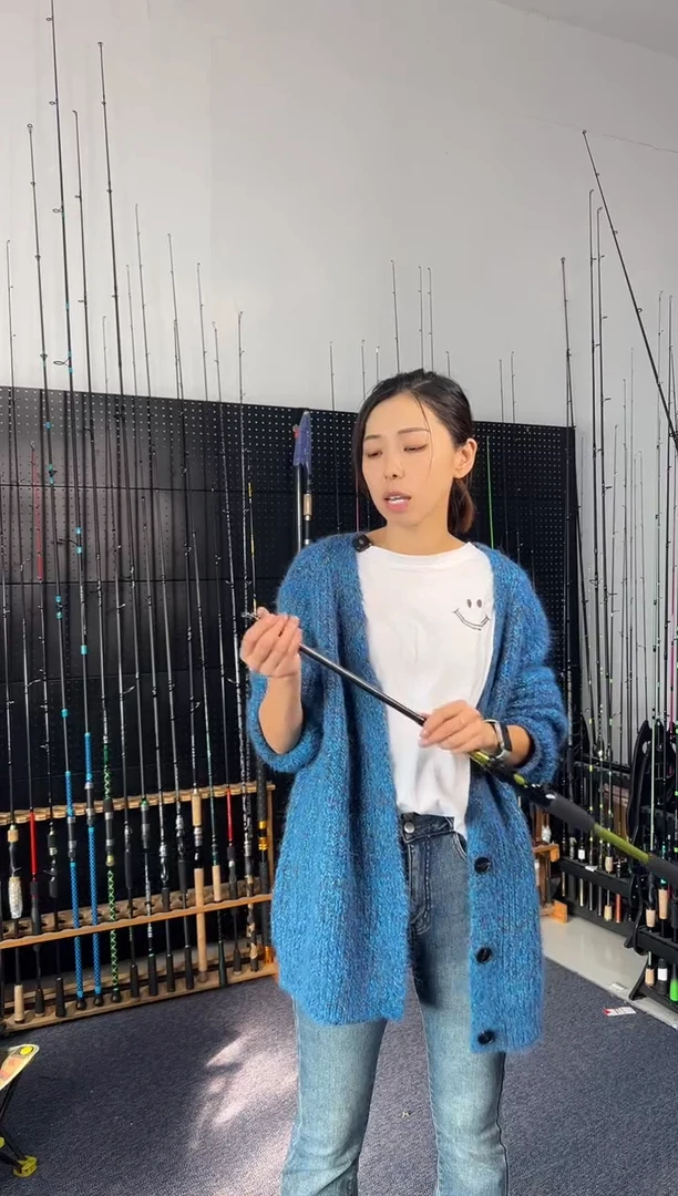 1.8m碳素玄烨绿色直柄1.8米（瑕疵尾货竿，没有售后，介意勿拍）