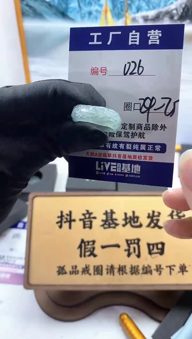 未镶嵌戒圈翡翠026